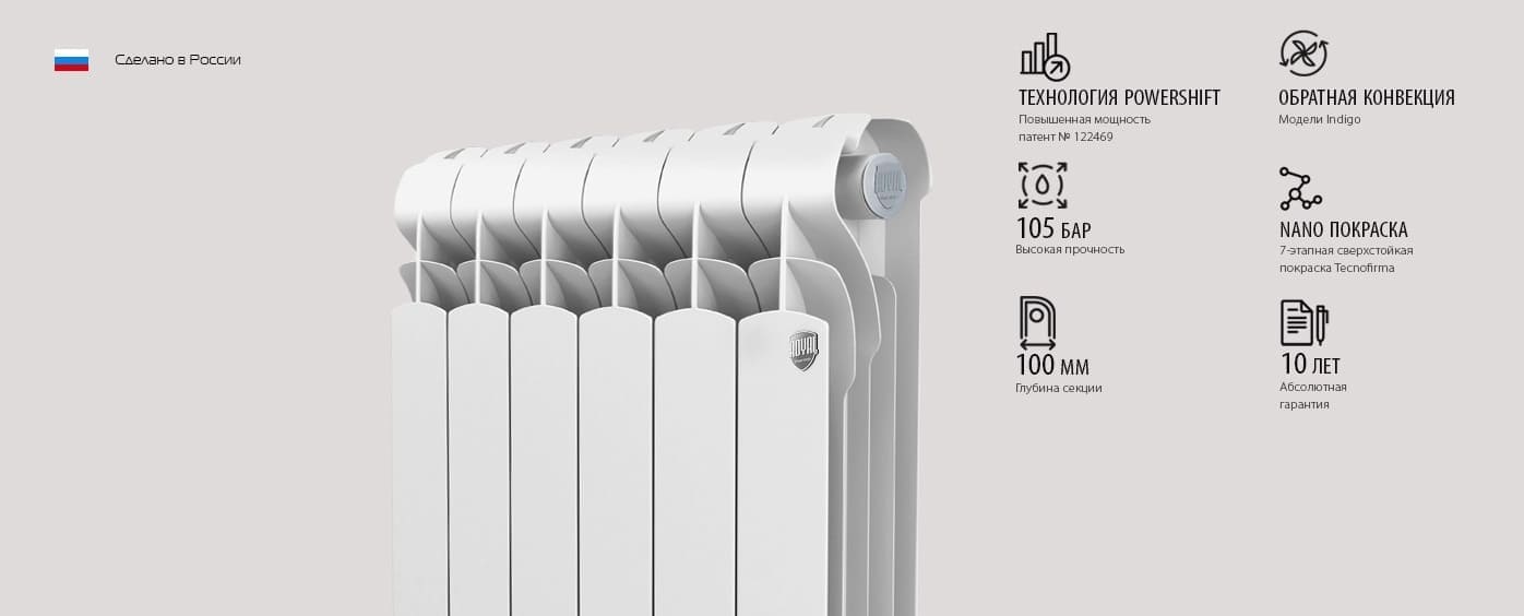 Алюминиевые радиаторы Royal Thermo Indigo